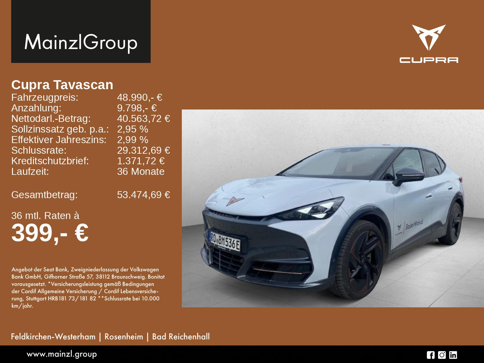 Cupra Tavascan VZ 4Drive 250kW (340PS)