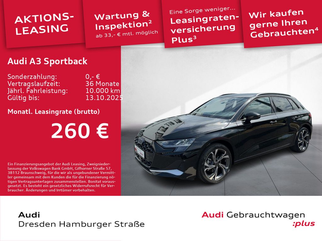 A3 Sportback 35 TFSI Advanced Navi AHZV