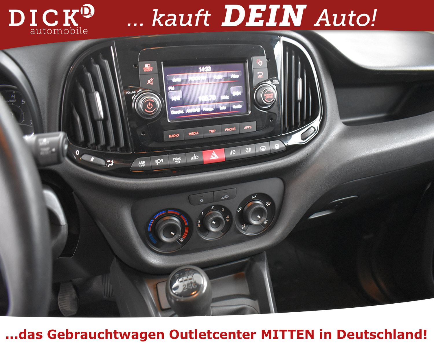 FIAT Doblo 1.4 SX Kasten CNG GAS+KLIMA+PDC+MFL+REGALE - Image 12