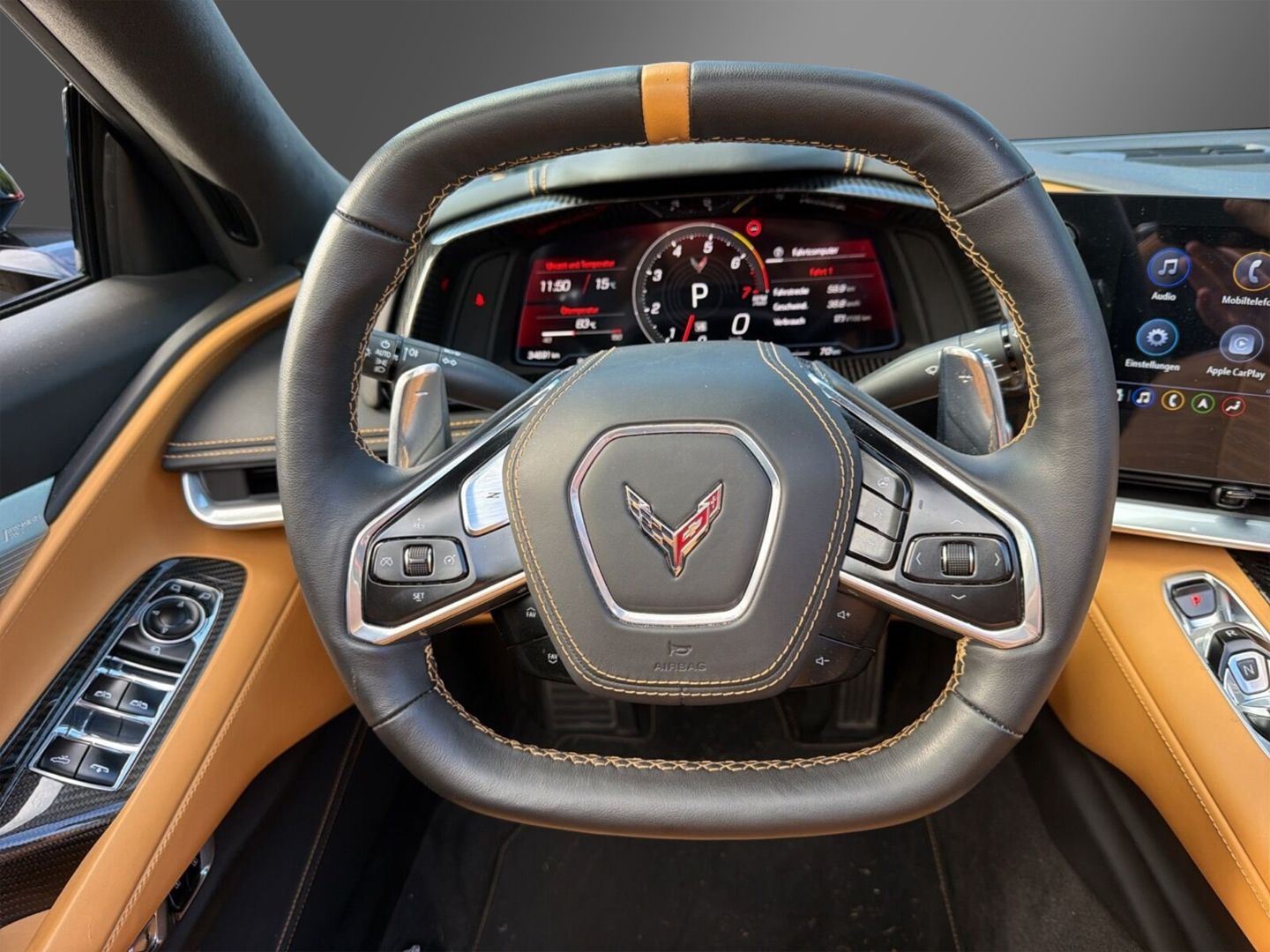 Fahrzeugabbildung Corvette C8 Cabrio Stingray 6.2 V8 3LT Lift Caffeine Brow