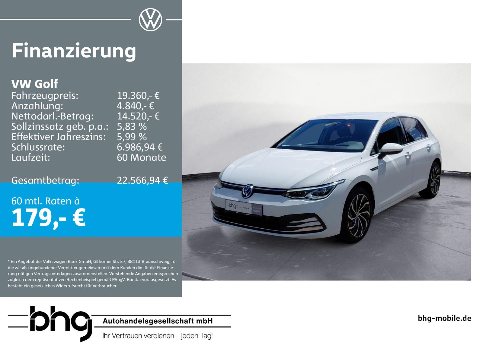 Volkswagen Golf Style 1,5 TSI OPF 6-Gang
