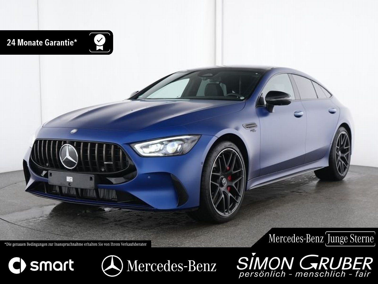 Fahrzeugabbildung Mercedes-Benz GT 43 4M+ AMG V8Style magno Pano Nappa HUD AHK