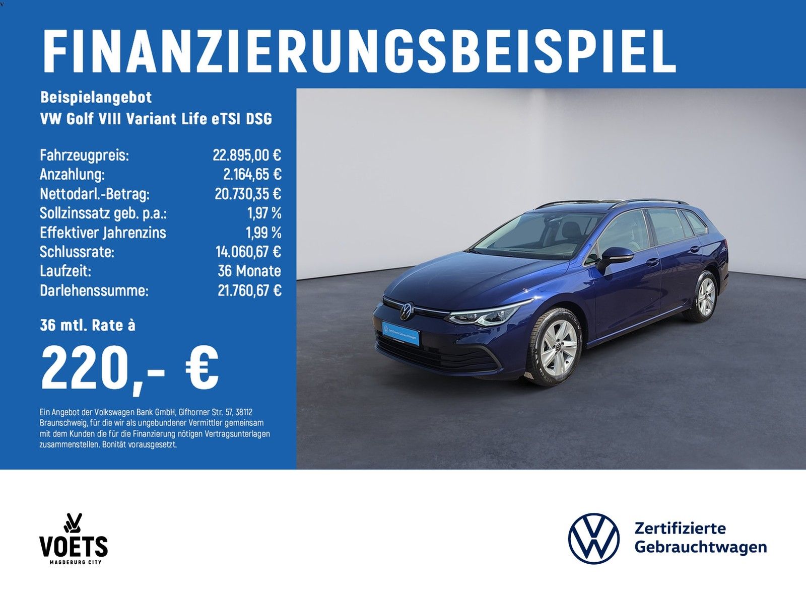 Volkswagen Golf VIII Variant Life eTSI DSG LED+ACC+NAVI+PDC