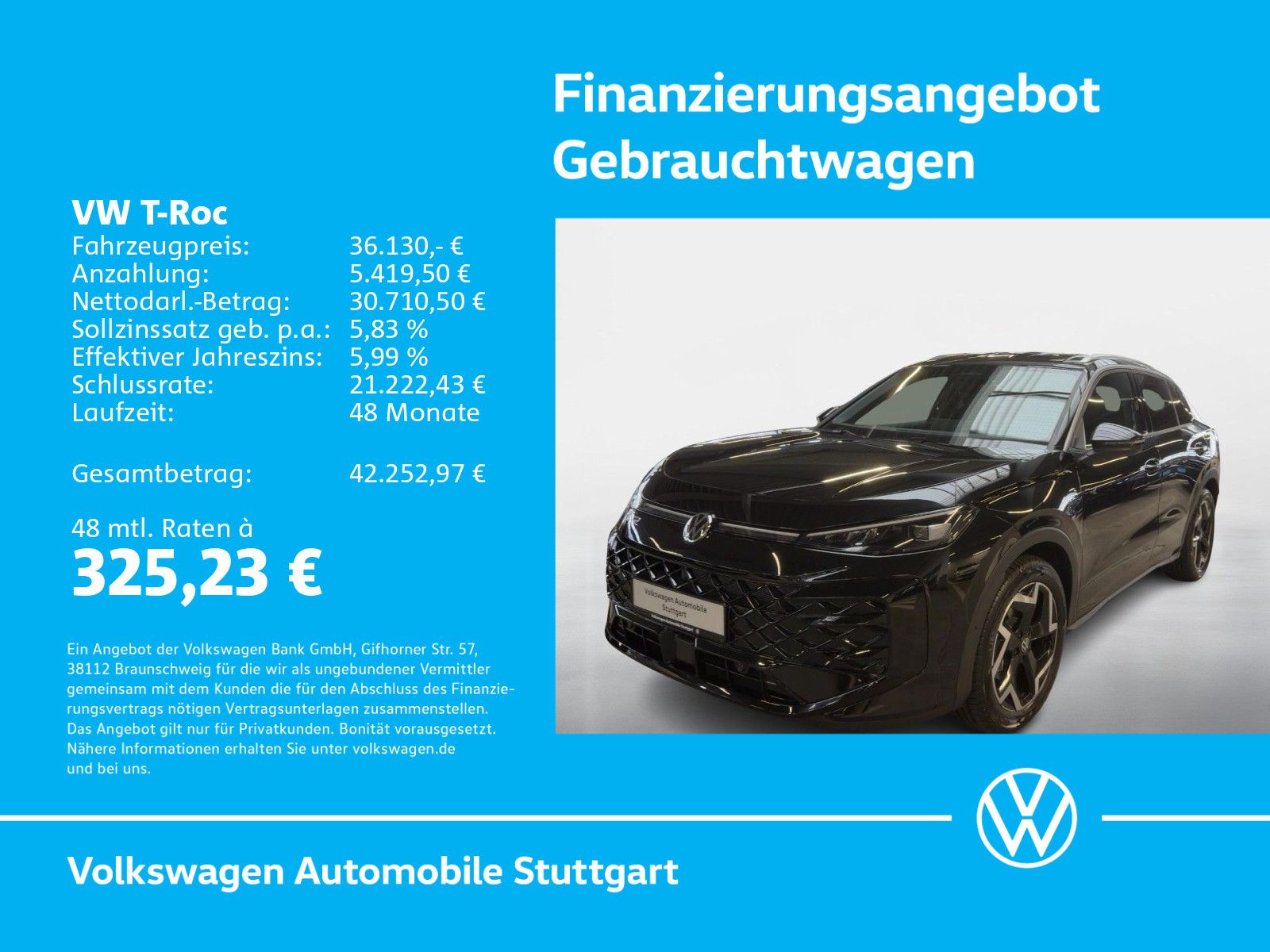 Volkswagen T-Roc 1.5 TSI R-Line DSG Kamera AHK