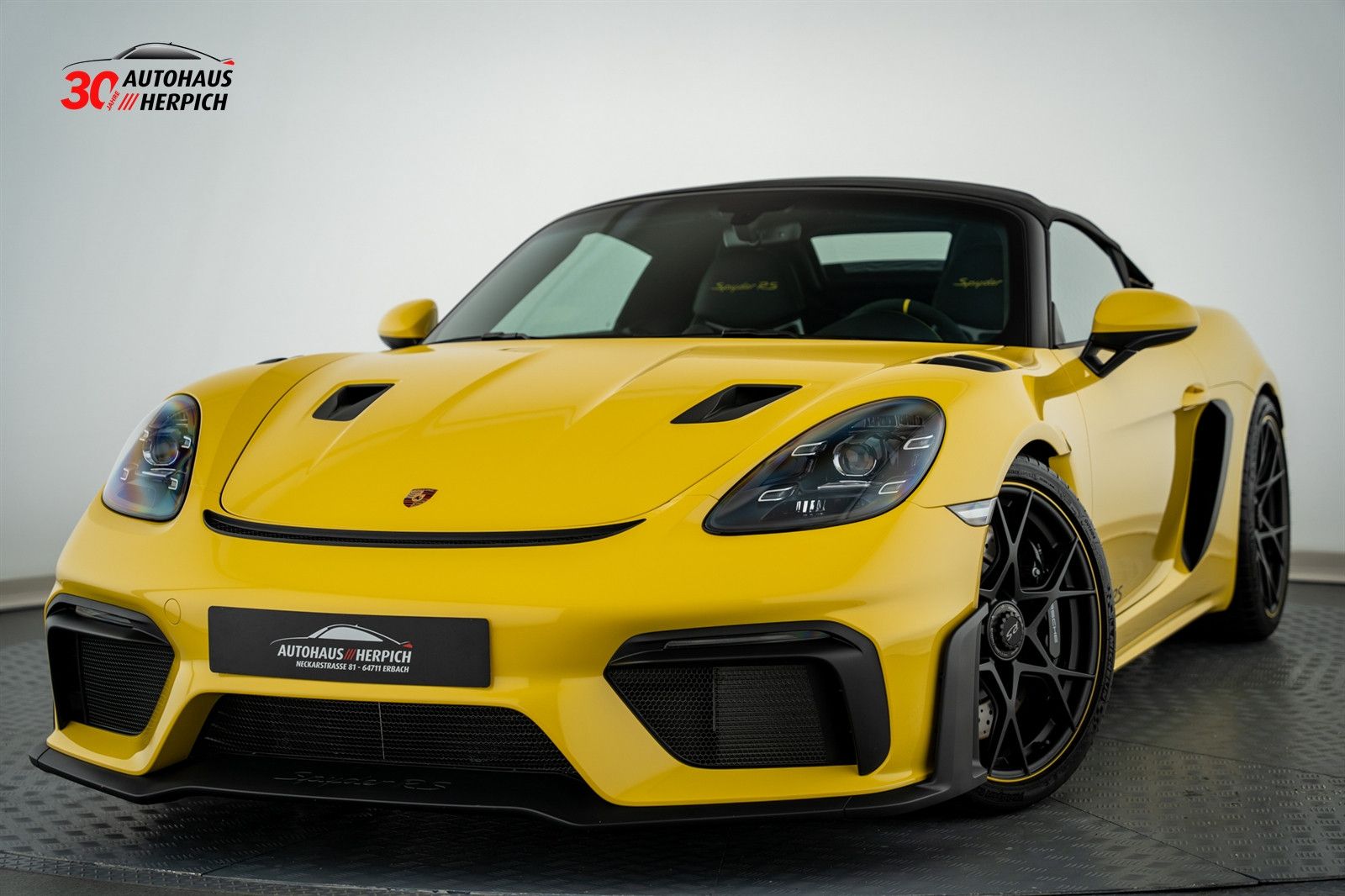 PORSCHE Boxster Spyder RS Vollschale Lift LED BOSE MwSt.