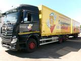 Mercedes-Benz 2543 Actros*kpl Zug*2x 7,6 m Schwenkwand*LBW*NLA - Mercedes-Benz Actros 2543