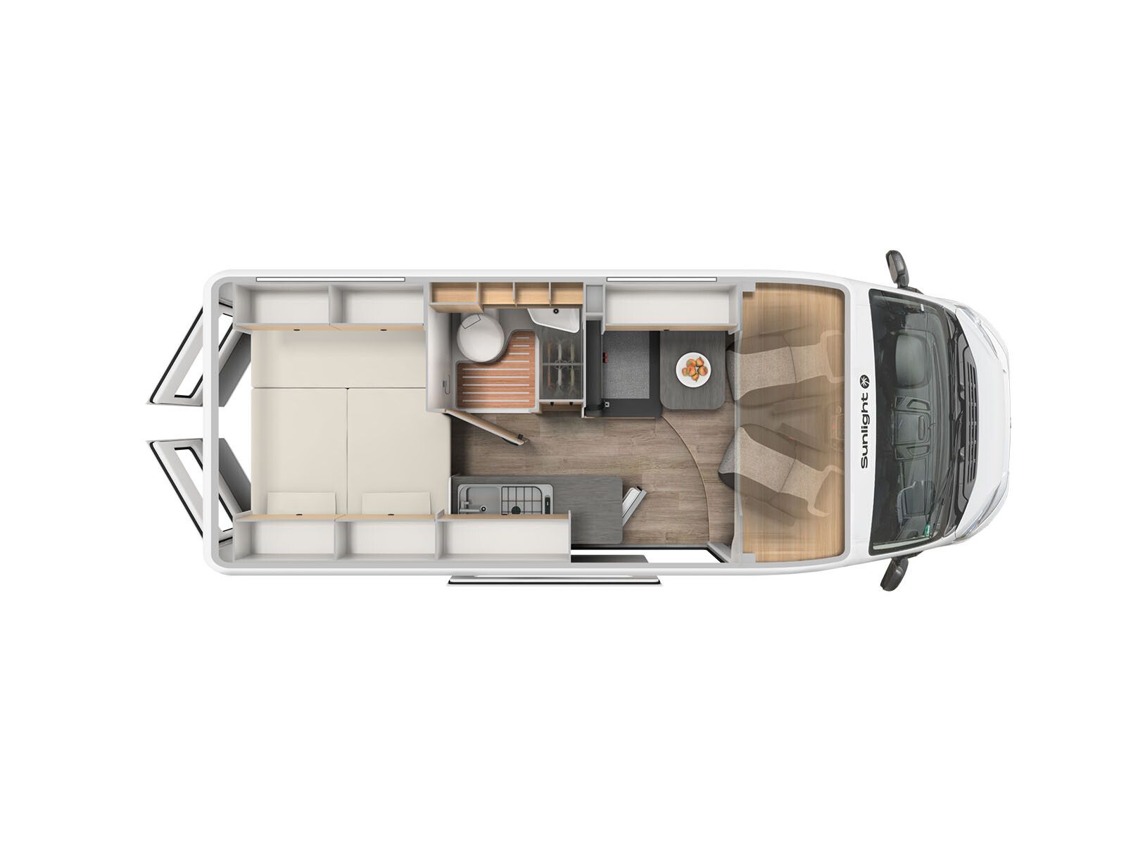 Fahrzeugabbildung Sunlight Adventure Cliff RT 600 Dachzelt, Dieselheizung!