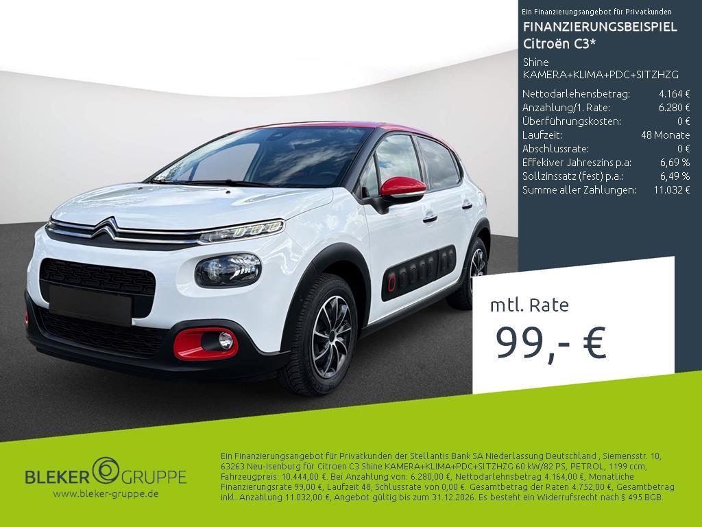 Citroën C3 Shine KAMERA+KLIMA+PDC+SITZHZG