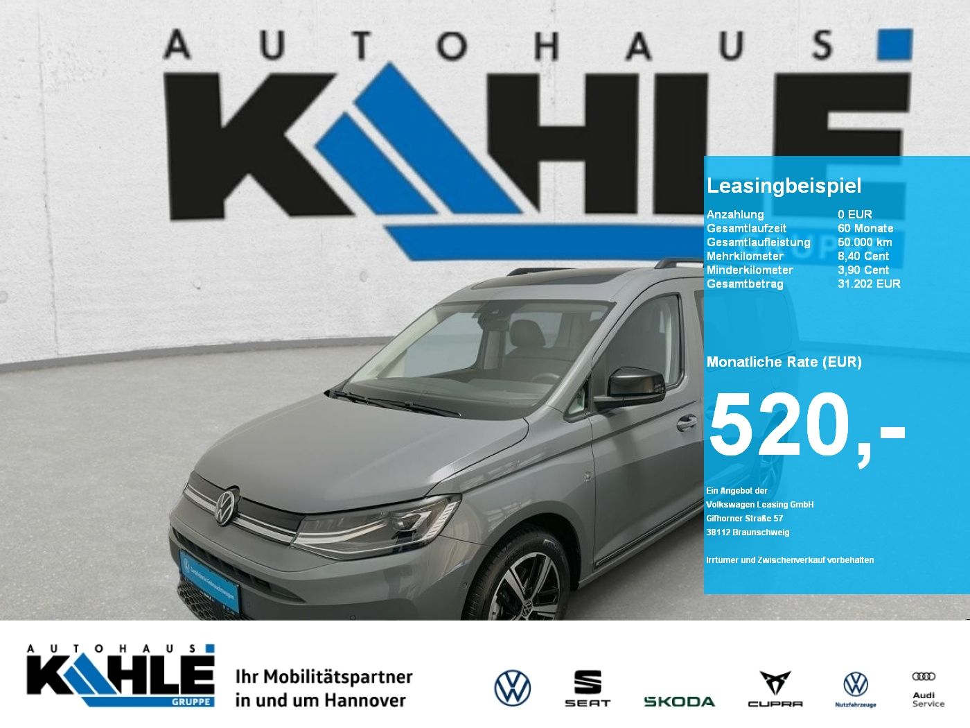 Volkswagen Caddy Maxi Dark Label 2.0 TDI DSG 7-Sitzer