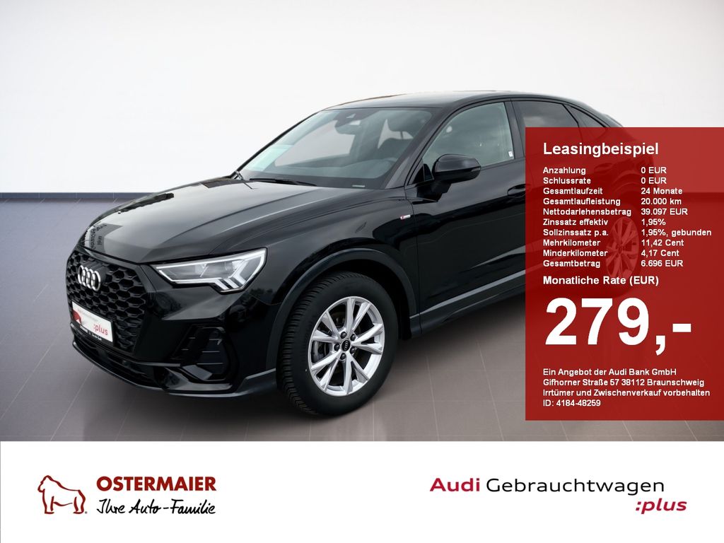 Audi Q3 Sportback S-LINE 35 TDI S-TRONIC AHK.LED.R-KA