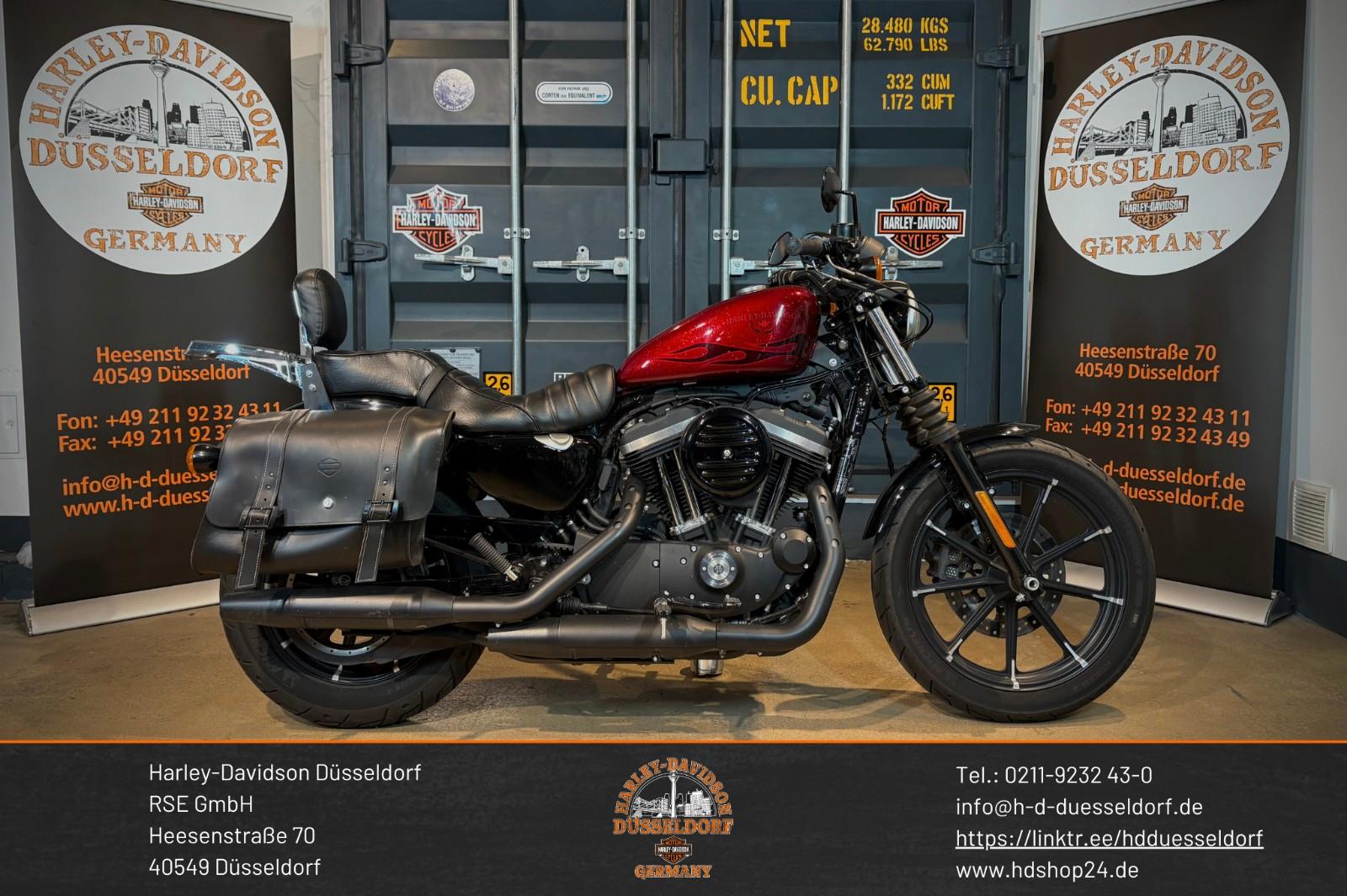 Harley-Davidson XL883N-Iron -883-Sportster-Taschen-TOP!