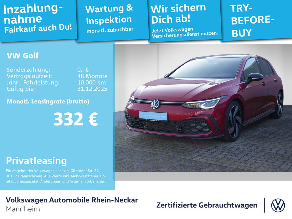 Volkswagen Golf VIII 2.0 TSI GTI DSG Navi Pano Kamera uvm