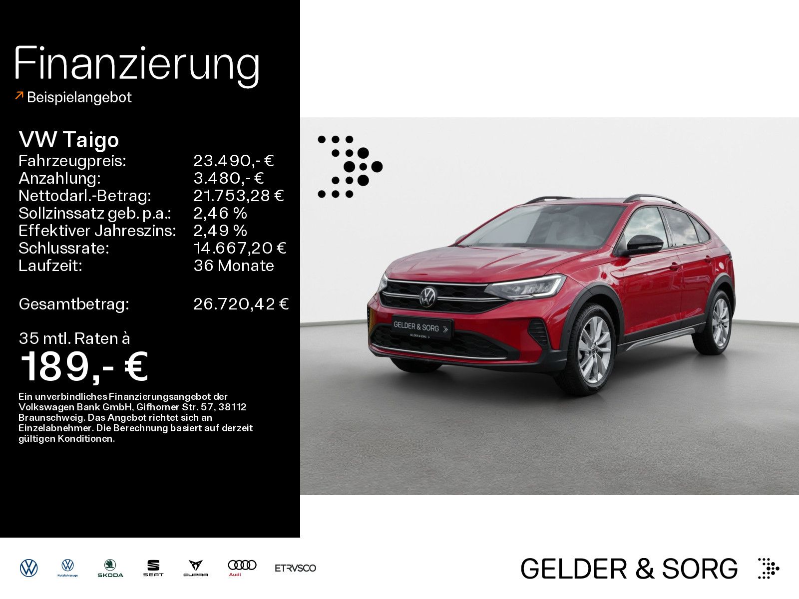 Volkswagen Taigo 1.0 TSI DSG Goal LED*Navi*DAB+*ACC*Digital
