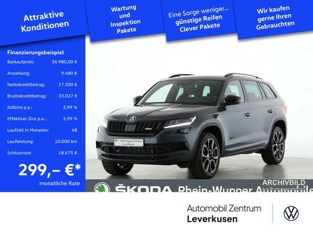 Skoda Kodiaq TDI RS 4x4 DSG AHK KAMERA 360° LENKRADHZ