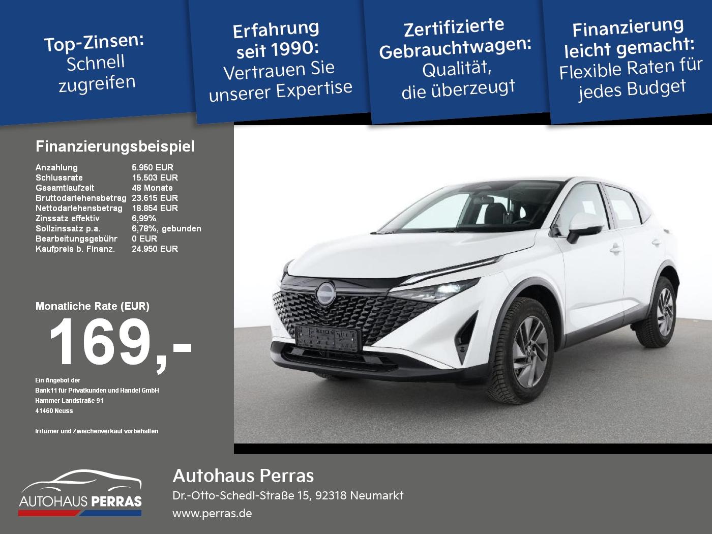 Nissan Qashqai 1.3 DIG-T MHEV Acenta NC Winter ACC+LED+