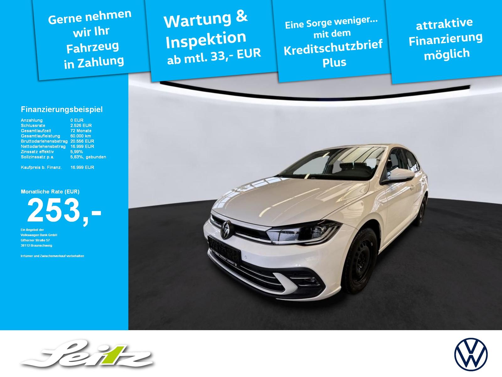 Volkswagen Polo VI 1.0 TSI Style *MATRIX*NAVI*PARKSENSOR*