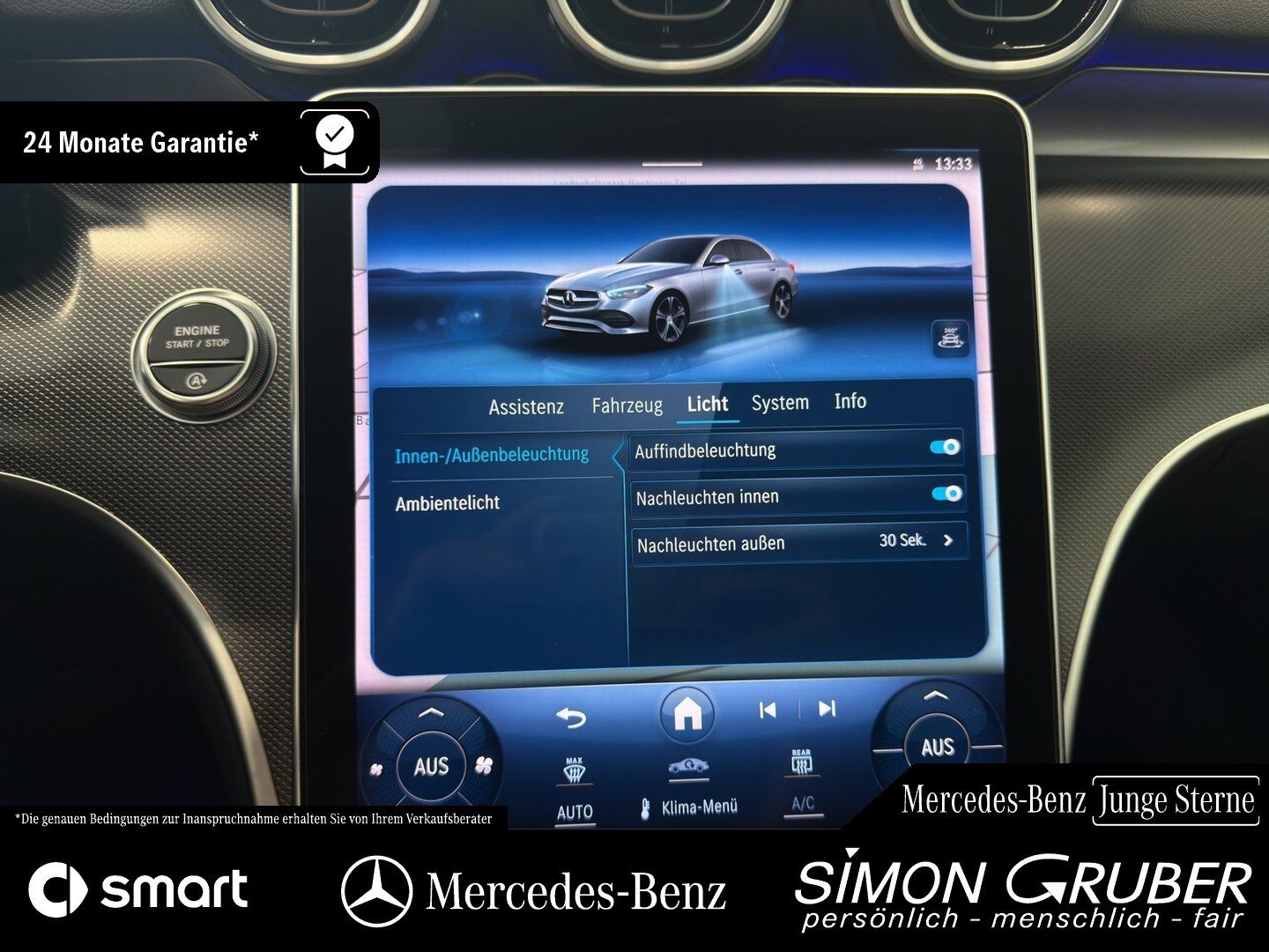 Fahrzeugabbildung Mercedes-Benz C 200 d Avantgarde Int/Ext Kamera Ambiente LED