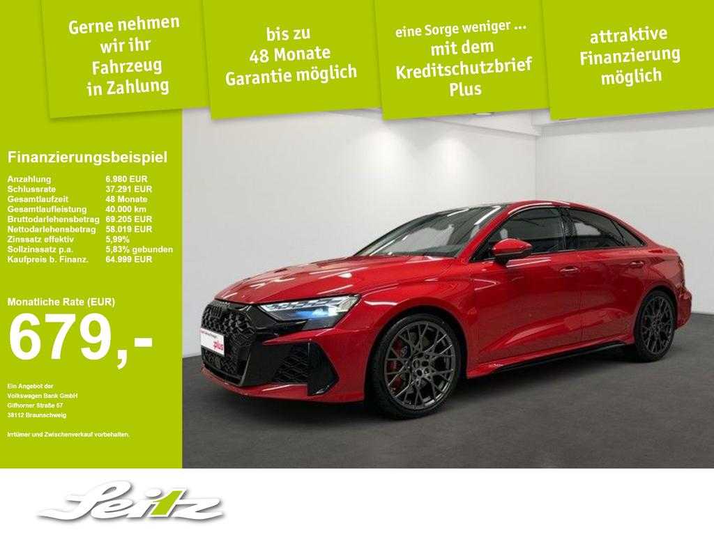 Audi RS3 Limousine TFSI quattro HEADUPPANOSONOS 2025