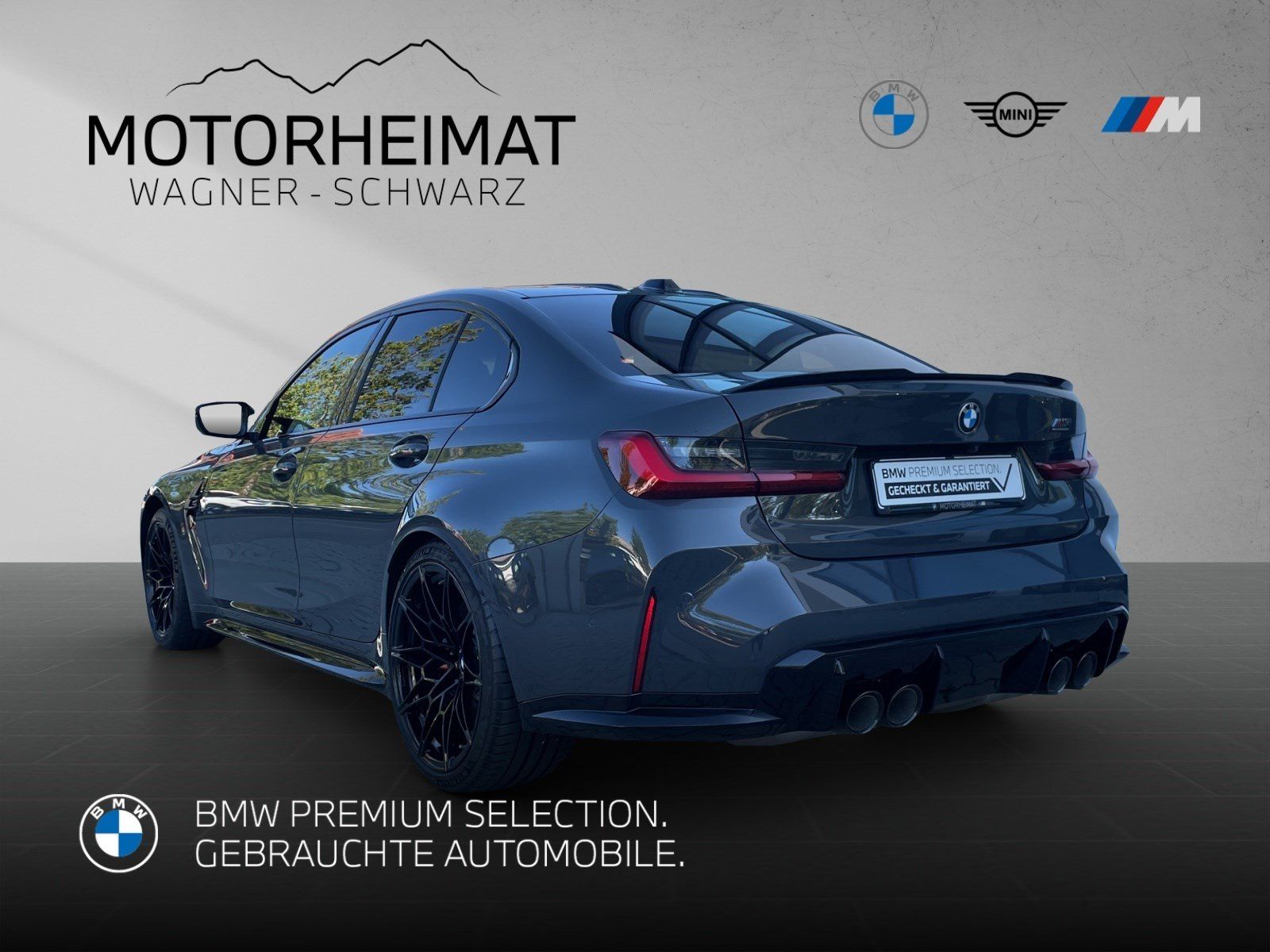 BMW M3 Competition xDrive M-Bremse rot AlcantaraLenk foto 5