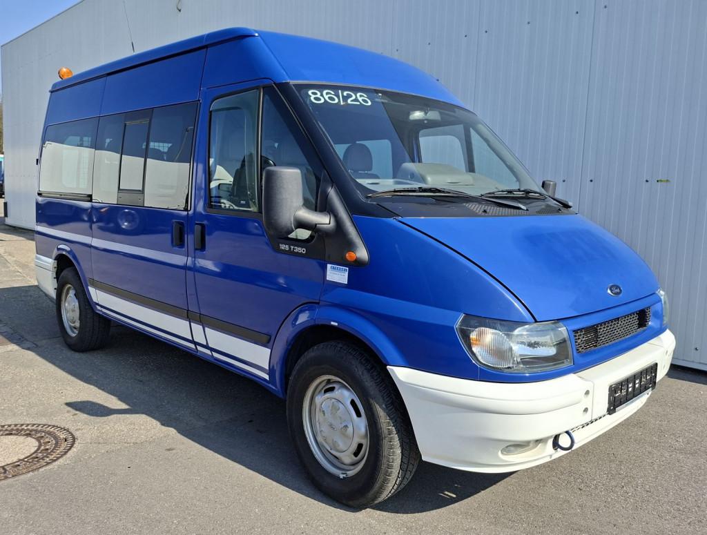 Ford Transit 125 T350 MTW THW Bus 9-Sitzer Klima AHK 
