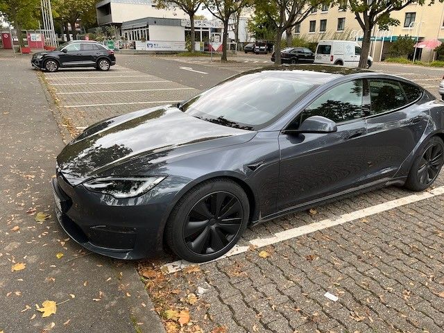 Tesla Model S Maximale Reichweite AWD Silber/Schwarz