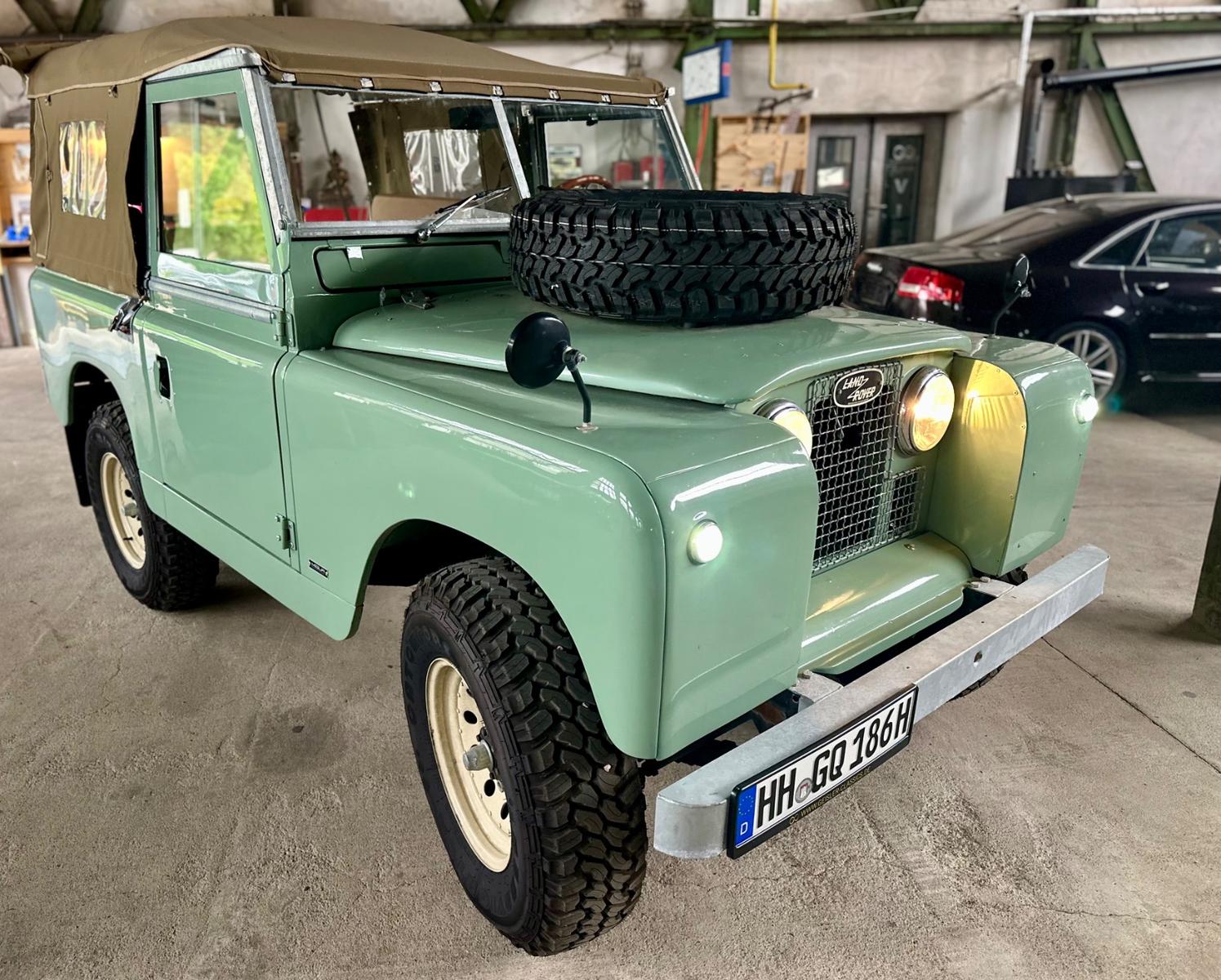 Land Rover Serie II 88 2 Diesel Softtop Allrad Leder NEU!!