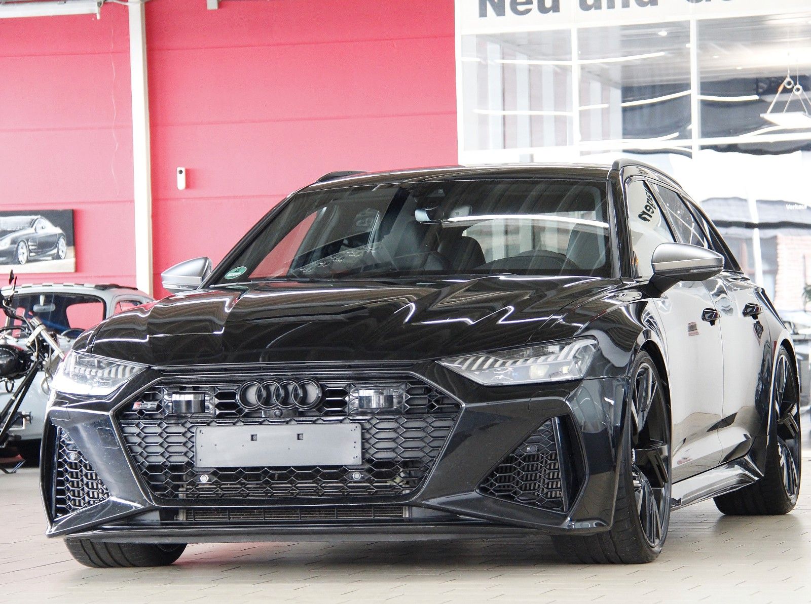 AUDI RS6 BLACK *MATRiX*CARBON*B&amp;O*SPORTABGAS*WABEN*22