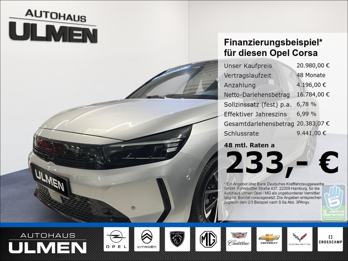 Opel Corsa GS Navi-Link-Tom Voll-LED Klimaanlage+SHZ 