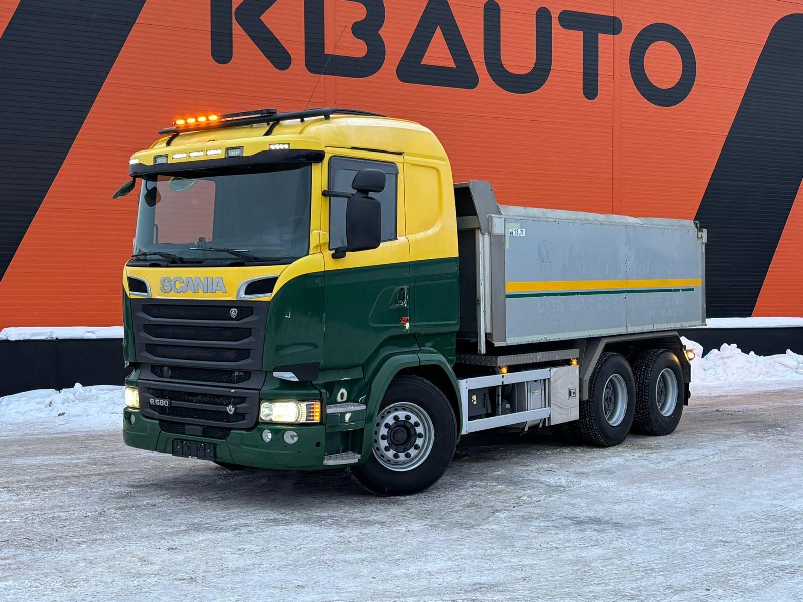 Scania R 580 6x4 RETARDER / BOX L=4922 mm