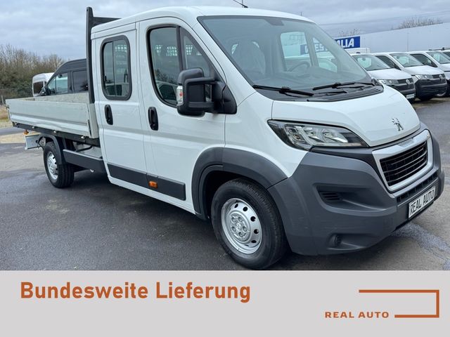 Peugeot Boxer Doka lange Pritsche AHK*Klima*7-Sitzer