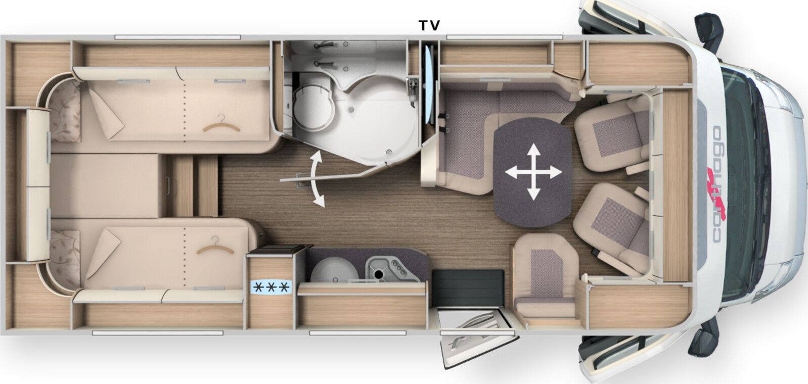 Fahrzeugabbildung Carthago C1-tourer T 143 KB LE Fiat, Sat, Navi, Automatik