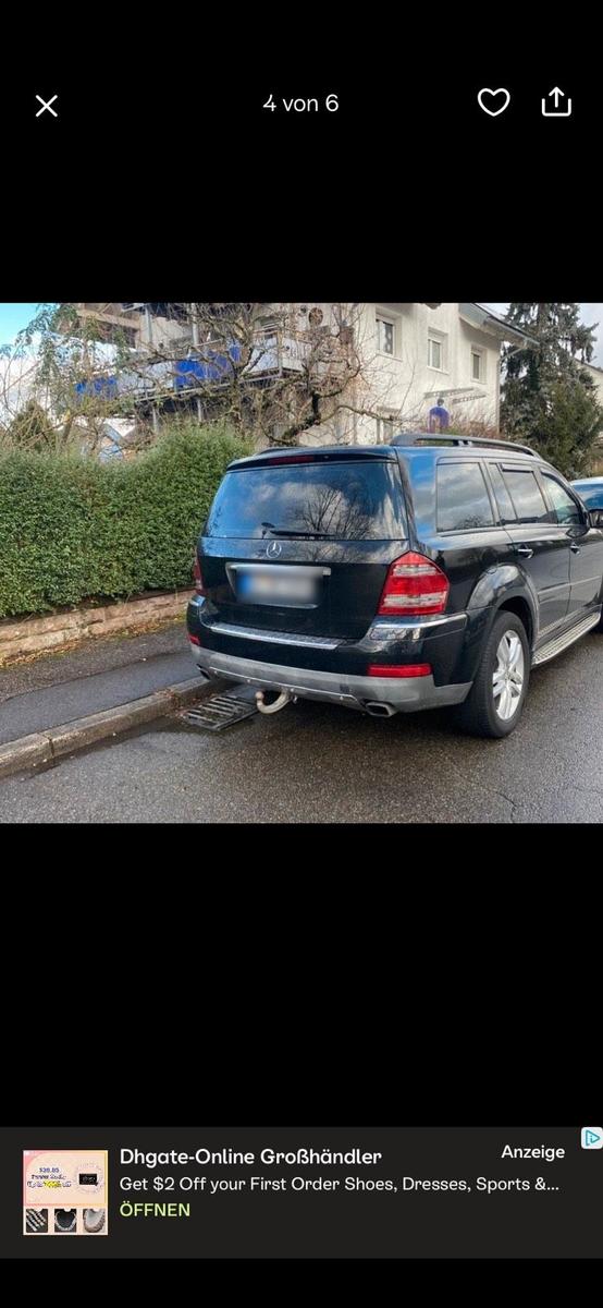 Mercedes-Benz GL420 2007 — rear view