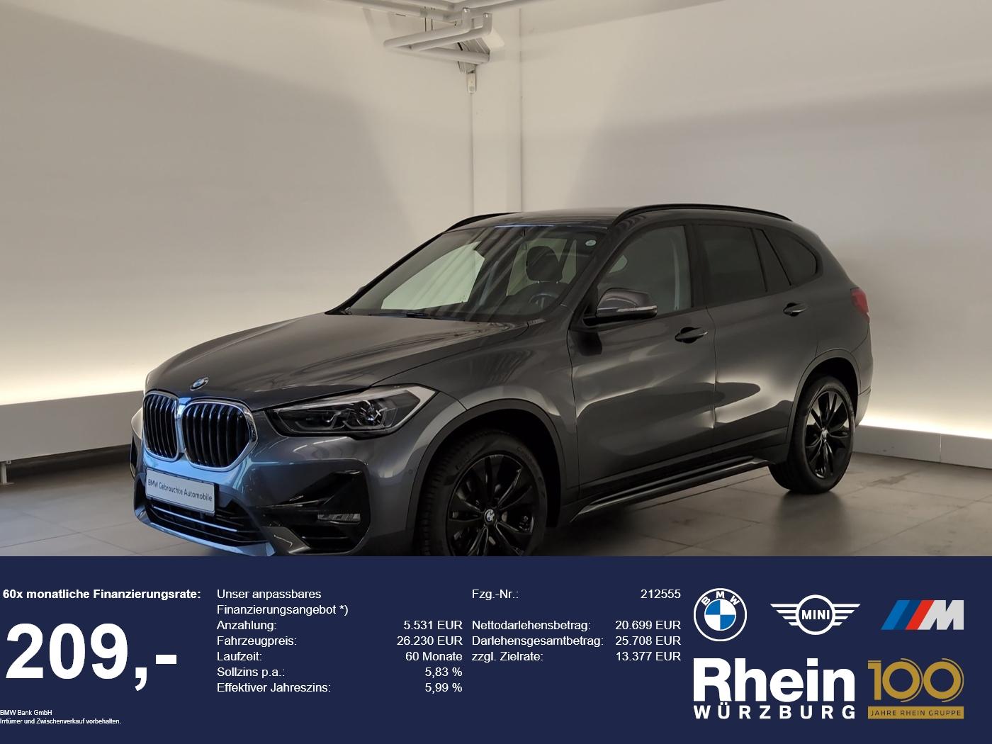 BMW X1 sDrive20i Sport Line LED/SHZ/PDC vo+hi/DAB LE