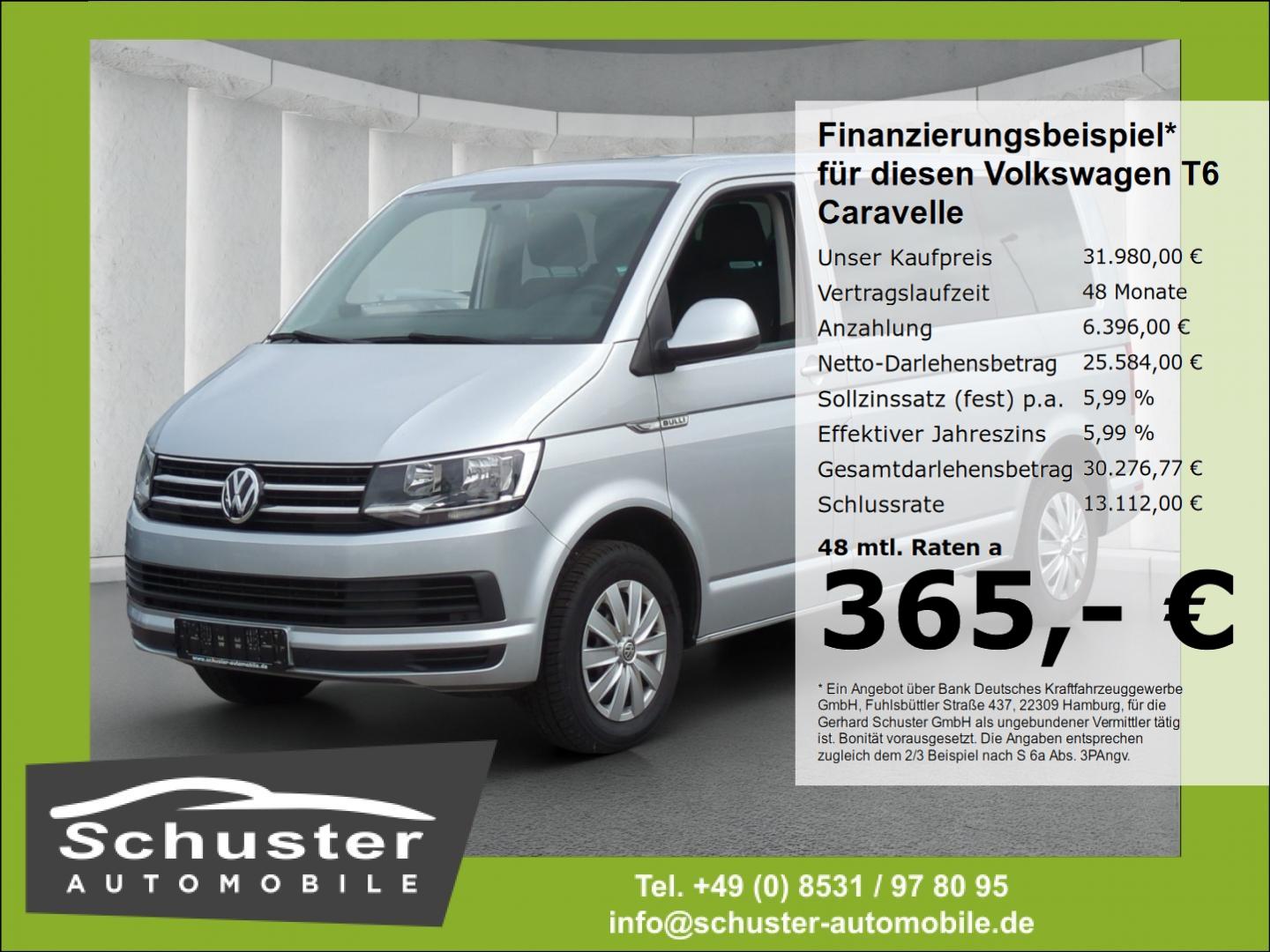 Volkswagen T6 Caravelle 9-Sitze TDI*DSG AHK Navi SHZ PDCv+h