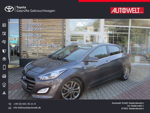 Hyundai i30 blue Premium Automatik, Panorama-Dach