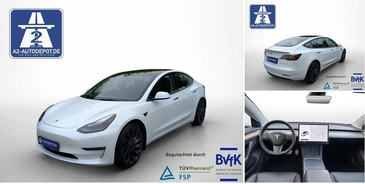 Tesla Model 3 Performance Dual AWD LEDER 1HD MWST 89% 