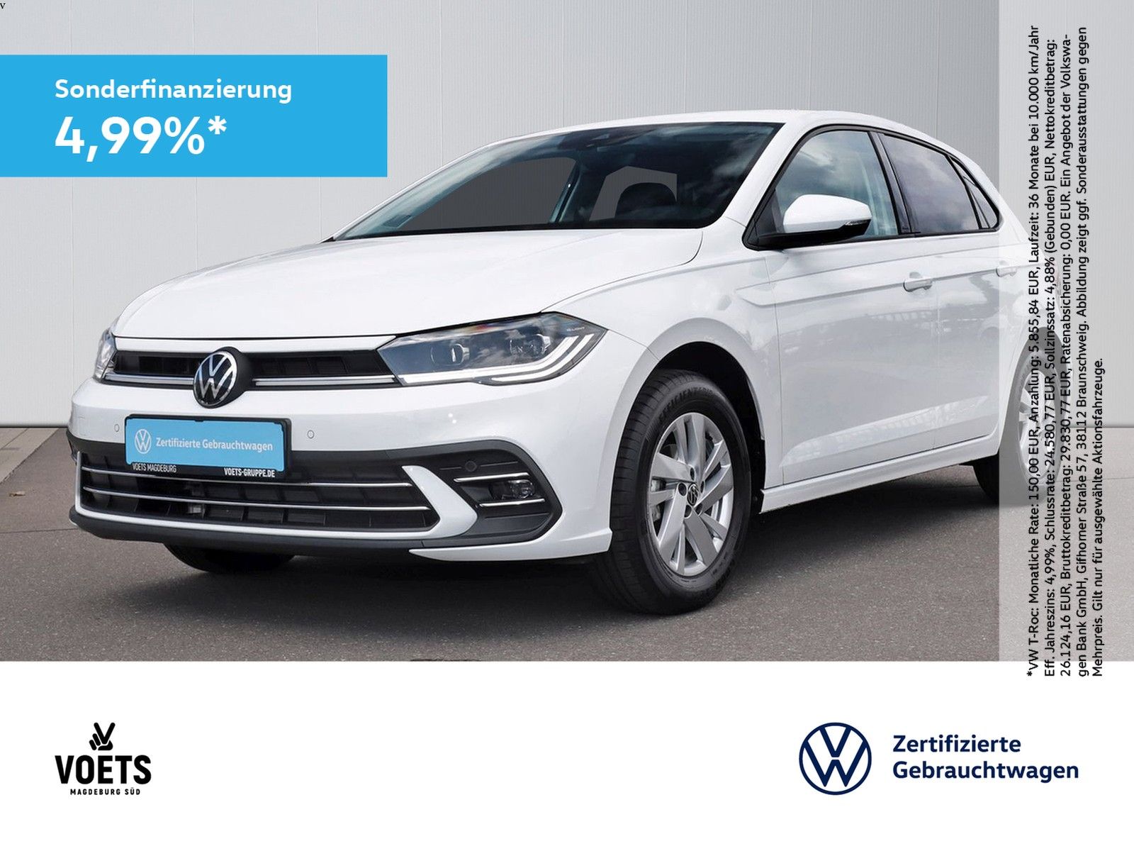 Volkswagen POLO VI STYLE 1.0 TSI 5-G IQ-LIGHT+NAVI+ACC