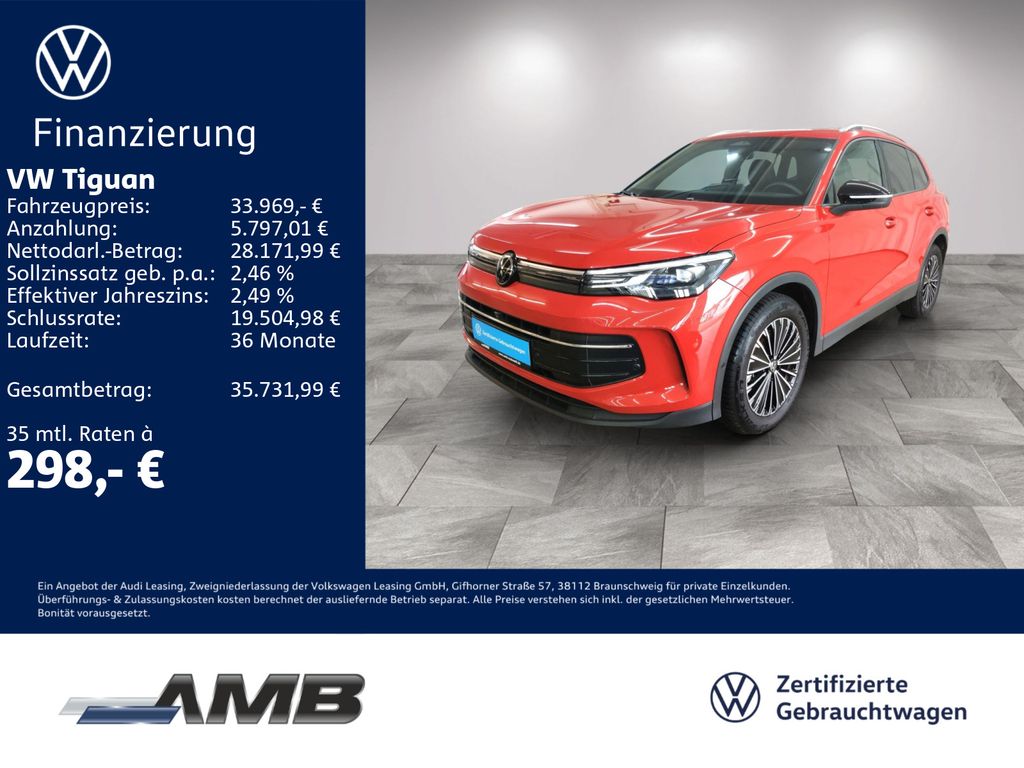 Tiguan Goal Plus 1.5 eTSI AHK/360°/Pano/02.30Gar