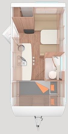 Fahrzeugabbildung Weinsberg CaraOne 420 QD 1.350 kg Ambientebeleuchtung