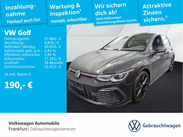 Volkswagen Golf VIII 2.0 TSI DSG GTI Navi IQ.Light DAB+ Fro