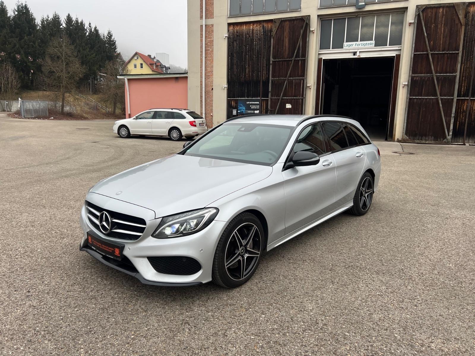 Mercedes-Benz C 300 T-Modell AMG-Line LED Night Leder 9G-Troni