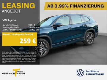 Volkswagen Leasingangebot: Volkswagen Tayron 1.5 TSI DSG LIFE 7-SITZE NAVI AHK KAMERA