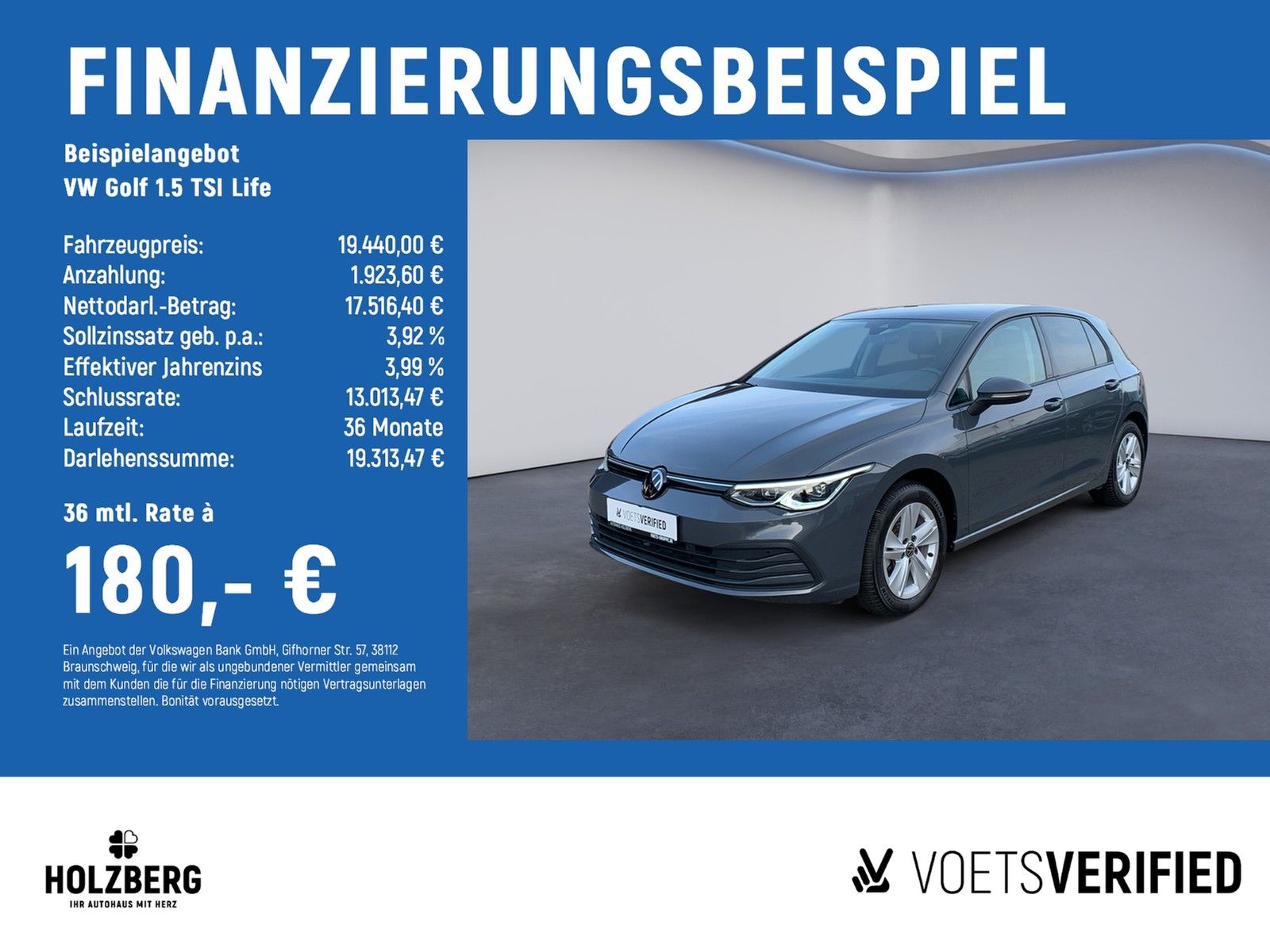 Volkswagen Golf 1.5 TSI Life NAVI+CARPLAY+SHZ