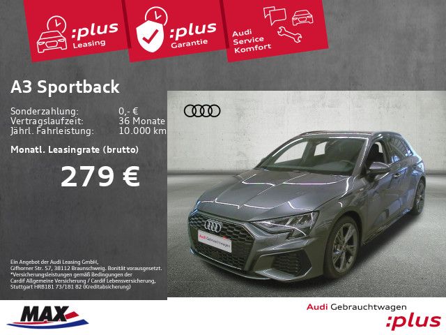 Audi A3 Sportback 30 TFSI S-LINE LED+AHK+SITZHZG+APP+