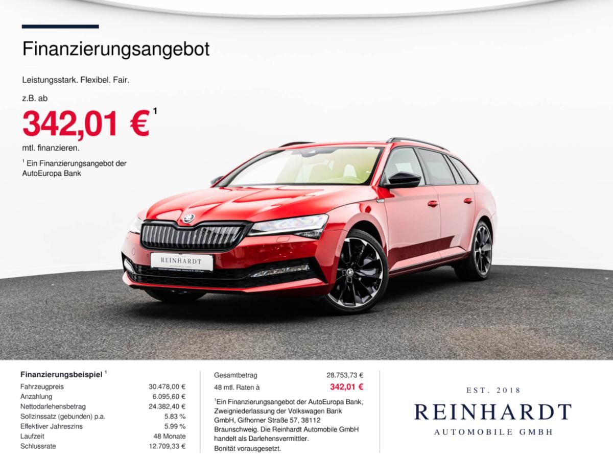 Skoda SUPERB COMBI iV SPORTLINE ACC/PANO/KESSY/360°