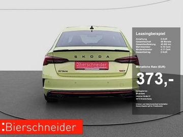 Skoda Leasingangebot: Skoda Octavia 2.0 TSI DSG RS AHK RFK LED MATRIX ACC PD