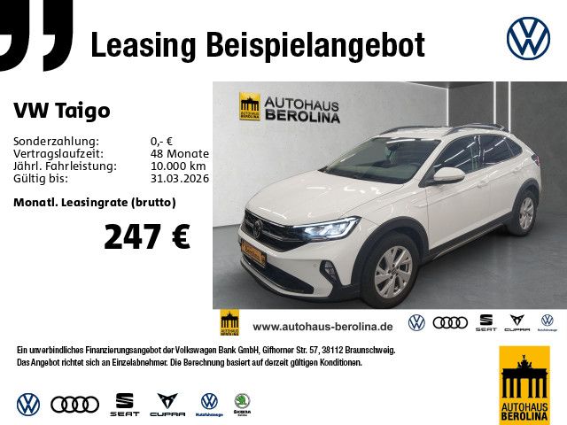 Volkswagen Taigo 1.0 TSI Life *App-Connect*PDC*LED*SHZ*