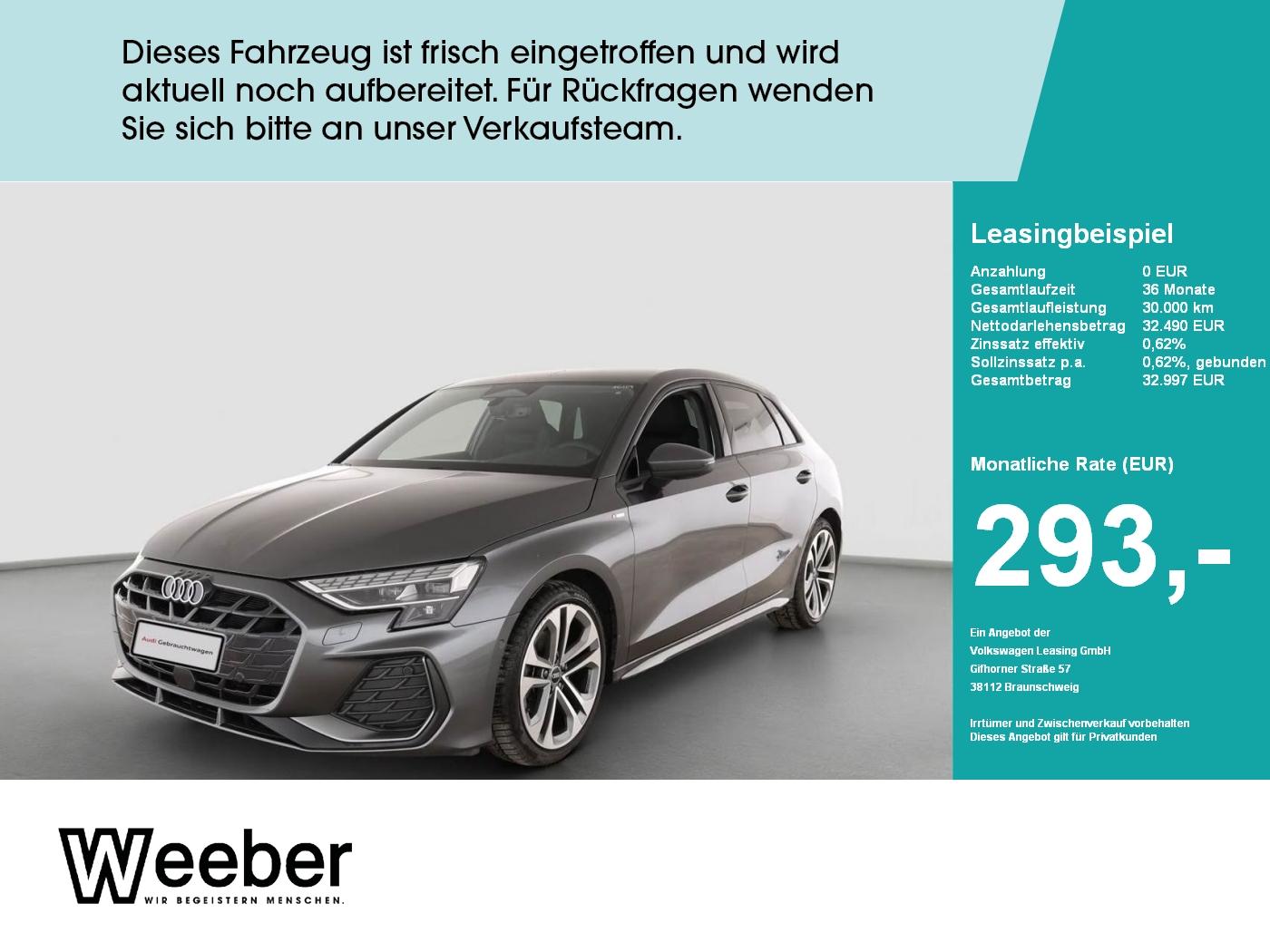 Audi A3 Sportback S line *KAMERA*LED*NAVI*VORB. AHK*