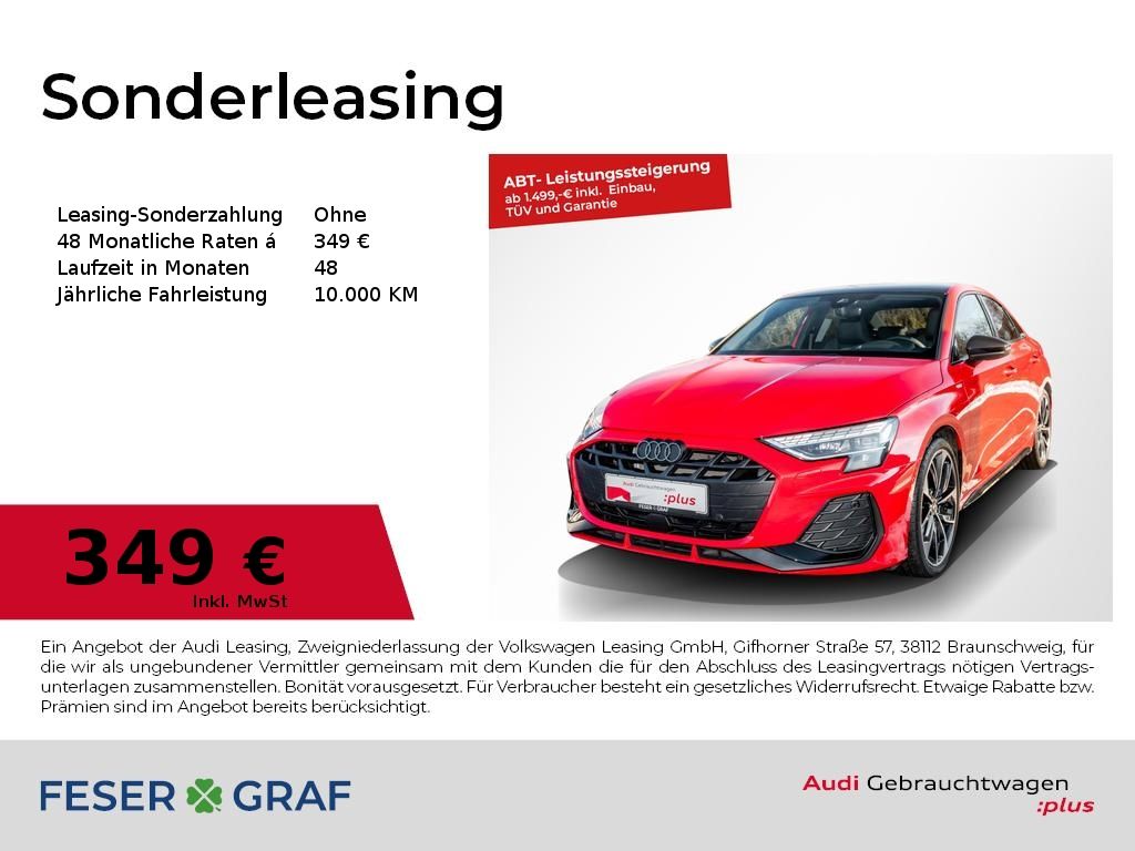 Audi A3 Limo 35TFSI S line/LED/Kamera/B&O/AHK/19"/Opt