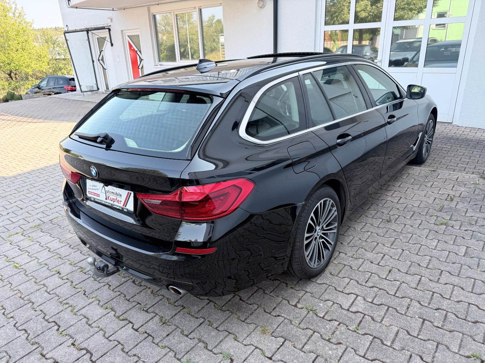 BMW 520 d Touring MH PANO ACC AHK 18" Sportline Alu, миниатюра 9